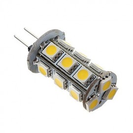 10PCS G4 18LED SMD5050 200-300LM Warm White/White Decorative DC12V LED Bi-pin Lights