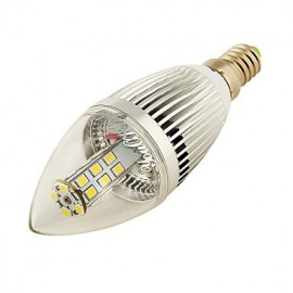 1PCS E14 7W 500lm 3500/6500K 28*SMD2835 Super brightness High quality LED Candle light AC110-120V/220-240V