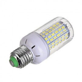 Marsing E27 12W 1200lm 108-SMD 5731 Cool White Light 6000-6500K LED Corn Bulb (AC 220V)