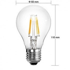 5W E26/E27 LED Filament Bulbs G60 4 COB 440 lm Warm White Dimmable / Decorative AC 220-240 V