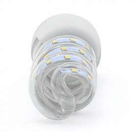 Energy Saving Spiral Led Bulb 7W E27 Base AC 110V 120V 220V 230V 240V 2835 SMD 5500-6500K/2700-3500K