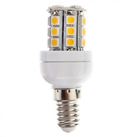 3W E14 LED Corn Lights T 27 SMD 5050 350 lm Warm White Dimmable AC 220-240 V