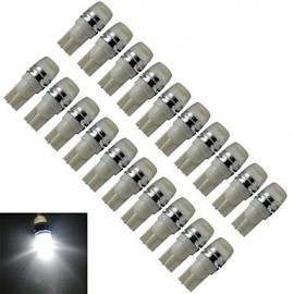 20pcs T10 1.5W 90LM 6000-6500K Cool White Side Maker Lamp LED Car Light (DC 12V)