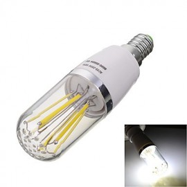 Marsing E14 6W 6-COB 600lm Warm/Cool White Light LED Filament Bulb Lamp(AC 85~265V)