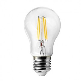 1 pcs E26/E27 4W 4 COB 400 lm Warm White A60(A19) edison Vintage LED Filament Bulbs AC 85-265 V