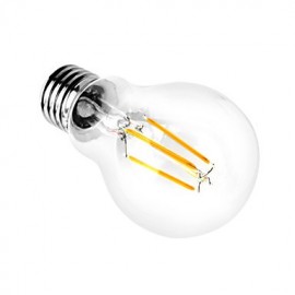 1 pcs E26/E27 4W 4 COB 400 lm Warm White A60(A19) edison Vintage LED Filament Bulbs AC 85-265 V