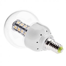 6W E14 LED Globe Bulbs G60 30 SMD 5050 450 lm Warm White AC 85-265 V