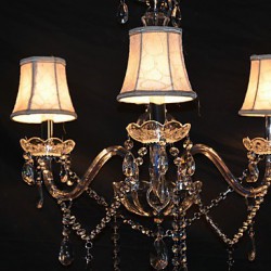 Modern Splendid 3 Lights Chandelier With Crystal Arm