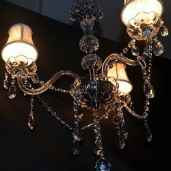 Modern Splendid 3 Lights Chandelier With Crystal Arm