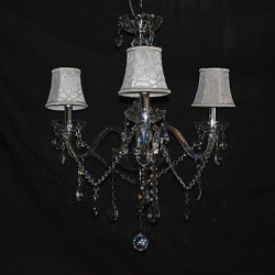 Modern Splendid 3 Lights Chandelier With Crystal Arm