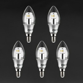 3W E14 LED Globe Bulbs G60 5 SMD 3528 200 lm Warm White Cool White AC 220-240 V 5 pcs