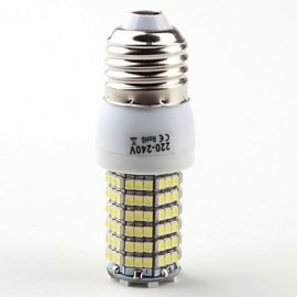 7W E26/E27 LED Corn Lights T 138 SMD 3528 450 lm Natural White AC 220-240 V