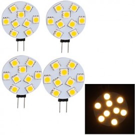 G4 4W 3000K 380lm 9-SMD 5050 LED Warm Light Household Lighting Lamp - (DC8~30V)