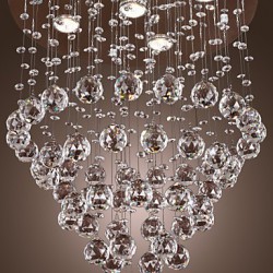 Crystal Chandelier with 5 lights - Baroque Design (K9 Crystal)