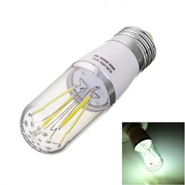 Marsing E27 4W 4-COB 400lm Warm/Cool White Light LED Filament Bulb Lamp(AC 85~265V)