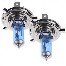 2 pcs H4 55W 1X 700-800LM 6500-7500K Cool White Decorative Decoration Light DC 12V