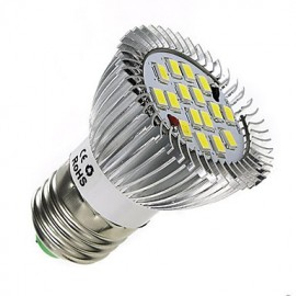 E27 7W 16*SMD5630 520-550LM 6000-6500K Cool White Spot Light Bulb (AC 85-265 V)