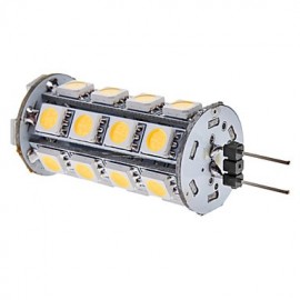 G4 3.5W 30x5050SMD 280-310LM 3000-3500K Warm White Light LED Corn Bulb (12V)