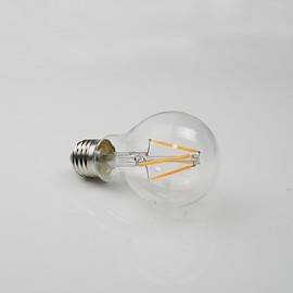 4W E27 LED Globe Bulbs A60(A19) 4 COB 360 lm Warm White Dimmable AC 220-240 V 1 pcs