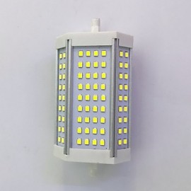 R7S 118mm 72x 2835SMD 10W Warm White / Cool White 1100LM 220Beam Horizontal Plug Lights Flood Light AC85-265V