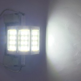 R7S 78mm 24x 5730SMD 6W Warm White / Cool White 600LM 220Beam Horizontal Plug Lights Flood Light AC85-265V