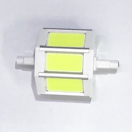 R7S 78mm COB SMD 6W Warm White / Cool White 600LM 220Beam Horizontal Plug Lights Flood Light AC85-265V