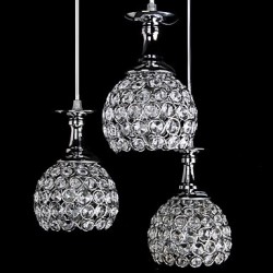 Crystal Chandeliers, Modern/Contemporary Living Room Metal