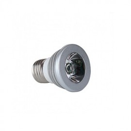 3W E26/E27 LED Spotlight MR16 1 High Power LED 150 lm RGB Remote-Controlled AC 100-240 V