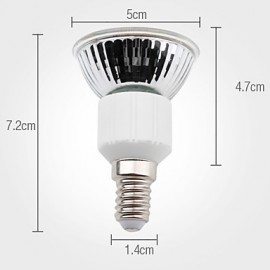 3W E14 LED Spotlight MR16 12 SMD 5050 150 lm Warm White AC 220-240 V