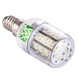 E14 4W 48 SMD 3014 350-450 LM Warm White / Cool White Corn Bulbs AC/DC 12 - 24 V