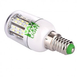 E14 4W 48 SMD 3014 350-450 LM Warm White / Cool White Corn Bulbs AC/DC 12 - 24 V