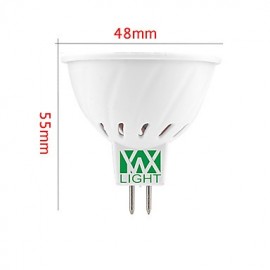 7W GU5.3(MR16) LED Spotlight MR16 54 SMD 2835 600-700 lm Warm White / Cool White Decorative AC/DC 10-30 V 1 pcs