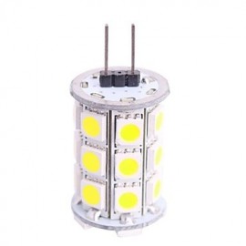 G4 4W 200LM 7000K 27x5050 White LED Light Bulb(DC 12V)