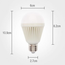 9W E26/E27 LED Globe Bulbs A60(A19) 9 High Power LED 720 lm Natural White AC 100-240 V