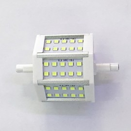 R7S 78mm 30x 2835SMD 6W Warm White / Cool White 600LM 220Beam Horizontal Plug Lights Flood Light AC85-265V