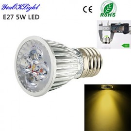 1PCS E27 5W 450lm 3000K Warm White Light 5-High Power LED Spotlight-AC110-120V /220-240V