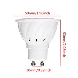 GU10 4W Warm White/White 3000K /6000K 350lm 60-SMD2835 LED Spotlight(AC220V)