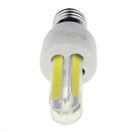 E27 3W 210lm 6000K 4-COB LED White Light Corn Lamp(AC85-265V)