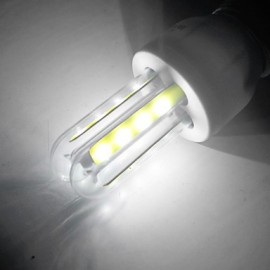 E27 3W 210lm 6000K 4-COB LED White Light Corn Lamp(AC85-265V)