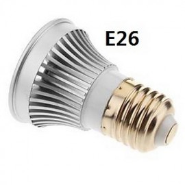 3W E14 / GU5.3(MR16) / B22 / E26/E27 LED Spotlight MR16 1 COB 270-300 lm Warm White / Cool White DC 12 V