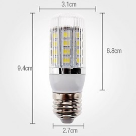 7W E26/E27 LED Corn Lights T 36 SMD 5050 630 lm Natural White AC 85-265 V