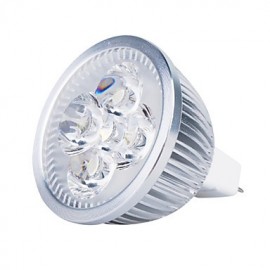 4W GU5.3(MR16) LED Spotlight MR16 4 High Power LED 360 lm Warm White DC 12 V