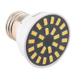 High Bright 5W E26/E27 LED Spotlight 24 SMD 5733 400-500 lm Warm White Cool White (AC 110V/ AC 220V)