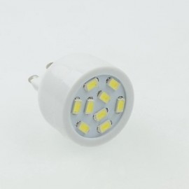 G9 3W 9LED 5730SMD 180-240LM 6000-7500K AC220-240V Spotlight White - White Silver