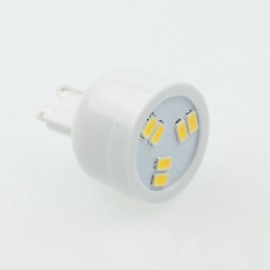 G9 2W 6LED 5730SMD 90-120LM 3000-3500K AC220-240V Spotlight Warm White - White Silver