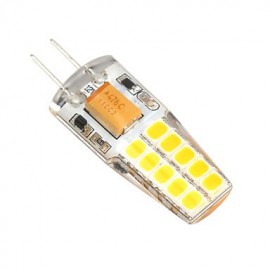 2W G4 LED Bi-pin Lights T 20 SMD 2835 280-300 lm Warm White / Cool White Decorative AC/DC 12 V 1 pcs