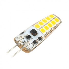 2W G4 LED Bi-pin Lights T 20 SMD 2835 280-300 lm Warm White / Cool White Decorative AC/DC 12 V 1 pcs