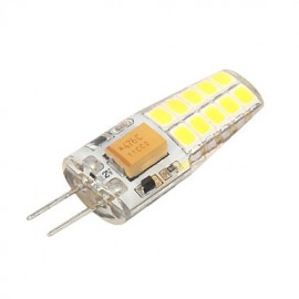 2W G4 LED Bi-pin Lights T 20 SMD 2835 280-300 lm Warm White / Cool White Decorative AC/DC 12 V 1 pcs