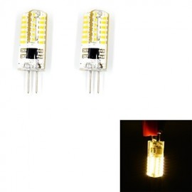 G4 3W 48 SMD 3014 150~170 LM Warm White / Cool White LED Bi-pin Lights V