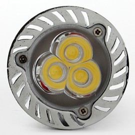 4W GU10 LED Spotlight MR16 3 High Power LED 270 lm Warm White AC 85-265 V